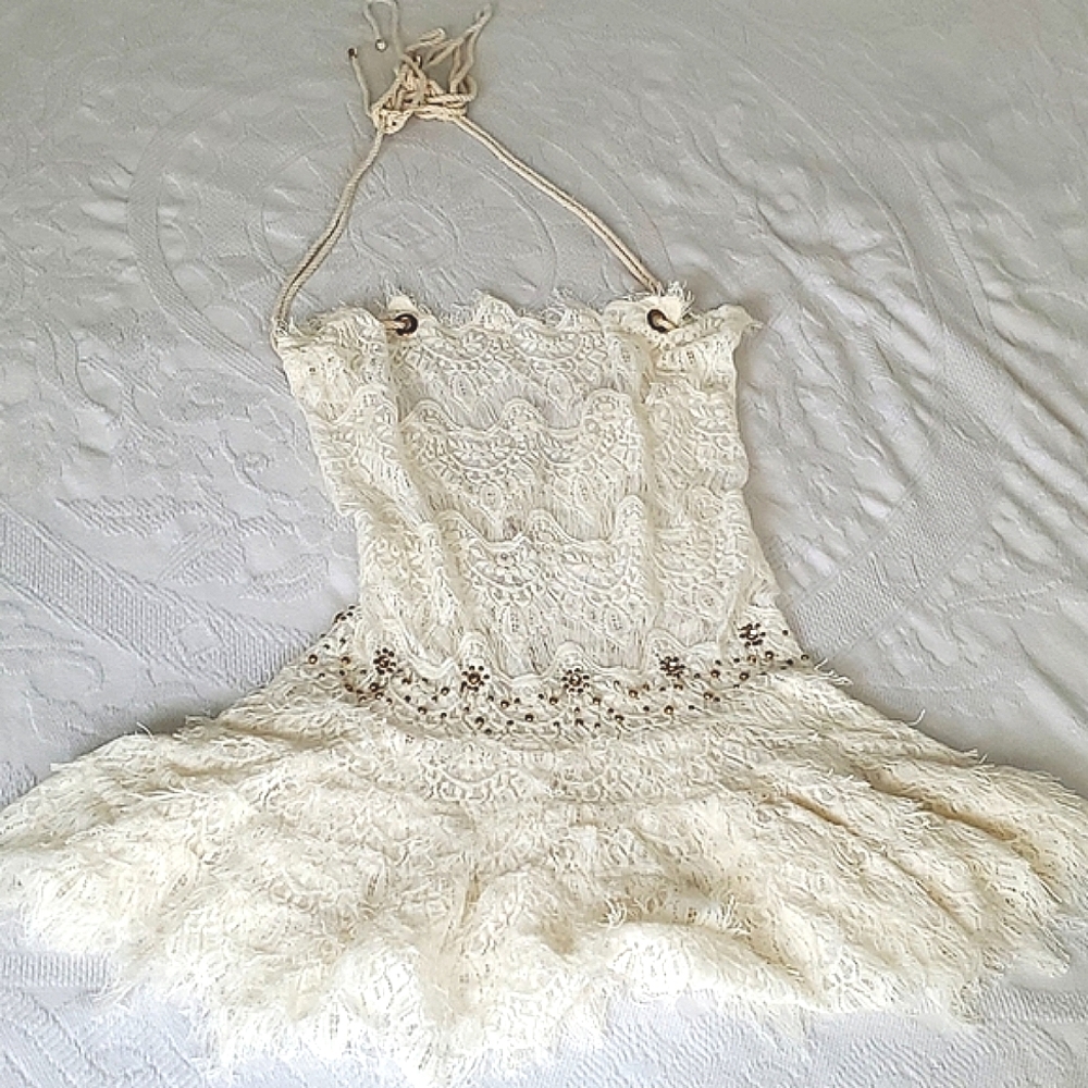 Queen & Pawn lace mini dress